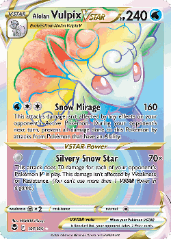 Alolan Vulpix VSTAR 197, Silver Tempest