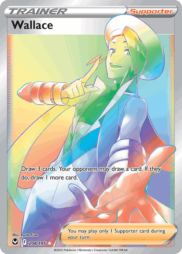 Wallace #208 from Silver Tempest - Rare Rainbow - Illustrated by Ryuta Fuse