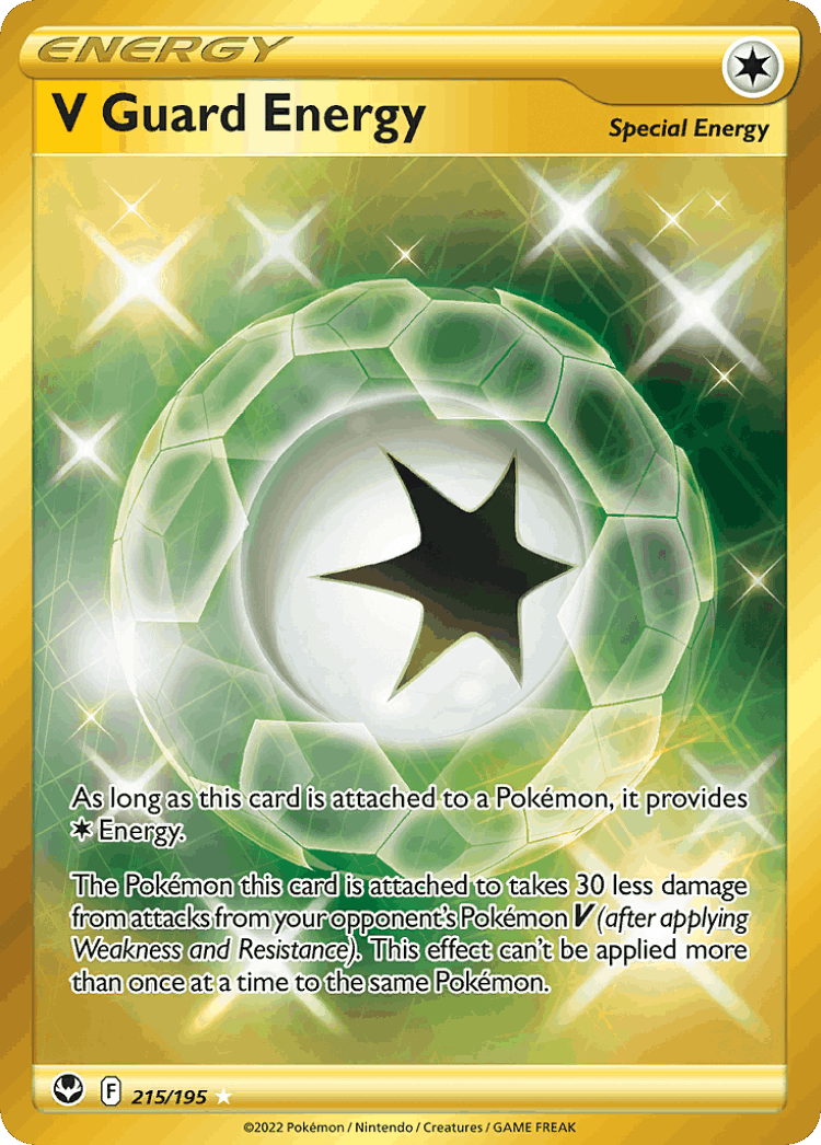 V Guard Energy #215 from Silver Tempest - Rare Secret