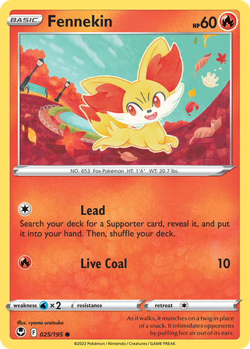 Fennekin 25, Silver Tempest