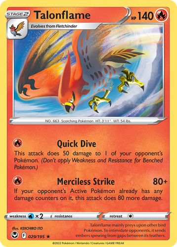 Talonflame 29, Silver Tempest