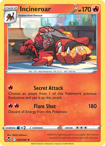 Incineroar 32, Silver Tempest