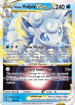 Alolan Vulpix VSTAR 34, Silver Tempest