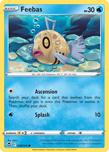 Feebas #39 from Silver Tempest - Common - Illustrated by 0313