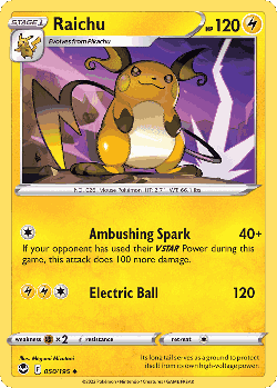 Raichu 50, Silver Tempest