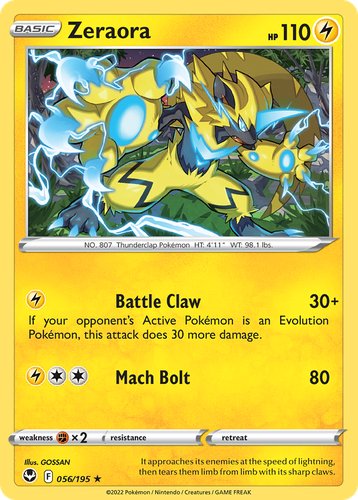 Zeraora 56, Silver Tempest