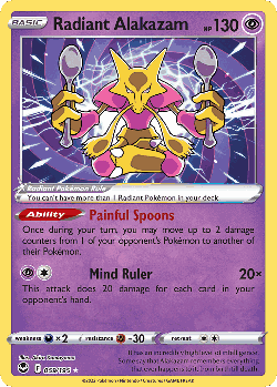 Radiant Alakazam card art