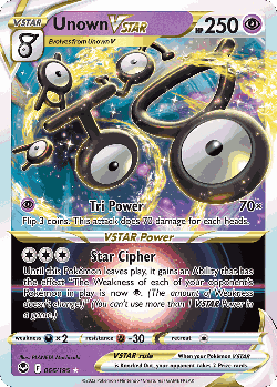 Unown VSTAR 66, Silver Tempest