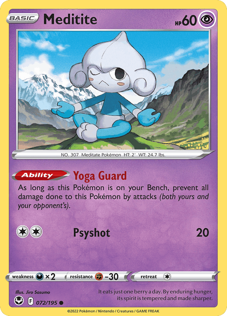 Meditite #72 from Silver Tempest - Common - Illustrated by Jiro Sasumo