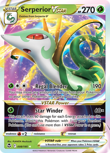 Serperior VSTAR Pokémon TCG card art