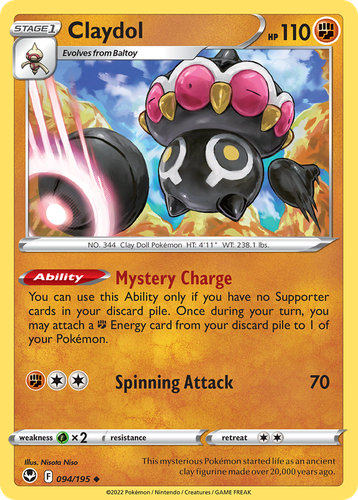Claydol 94, Silver Tempest