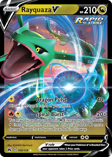 Rayquaza V 100, Crown Zenith