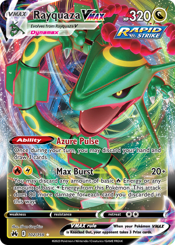 Rayquaza VMAX 102, Crown Zenith
