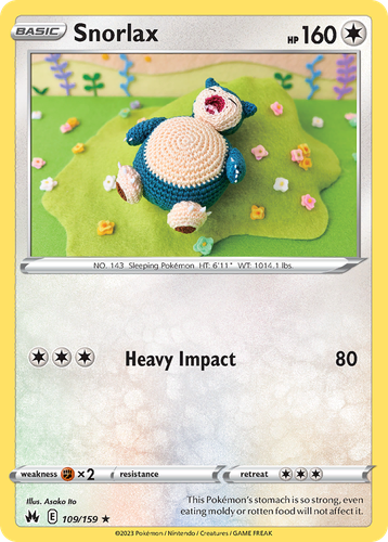 Snorlax 109, Crown Zenith