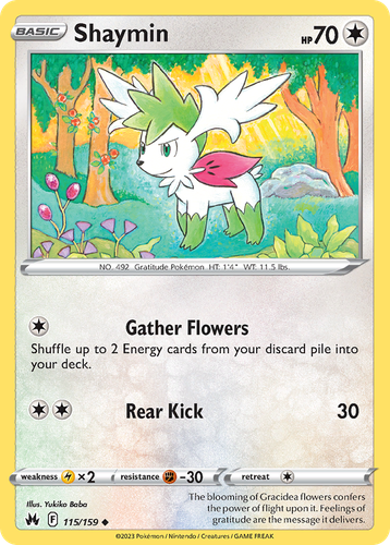 Shaymin 115, Crown Zenith