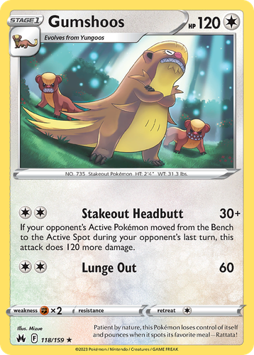 Gumshoos 118, Crown Zenith