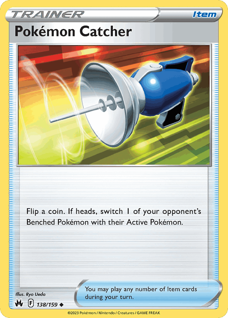 Pokémon Catcher #138 from Crown Zenith - Uncommon - Illustrated by Ryo Ueda