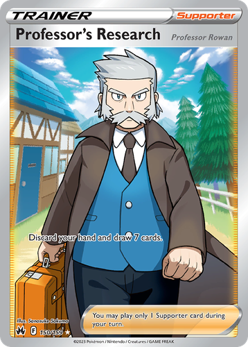 Professor's Research #150 from Crown Zenith - Rare Ultra - Illustrated by Sanosuke Sakuma