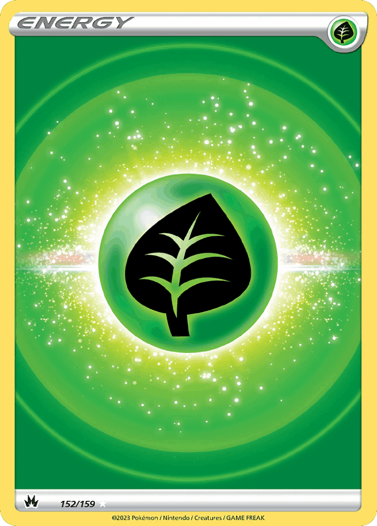 Grass Energy #152 from Crown Zenith - Rare Ultra