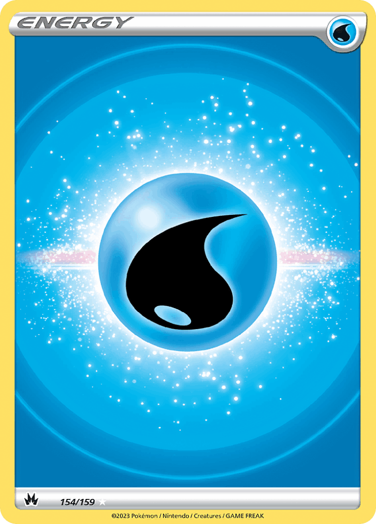 Water Energy #154 from Crown Zenith - Rare Ultra