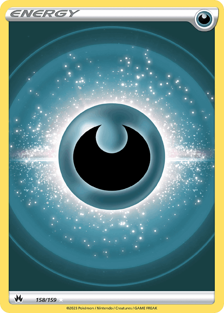 Darkness Energy #158 from Crown Zenith - Rare Ultra