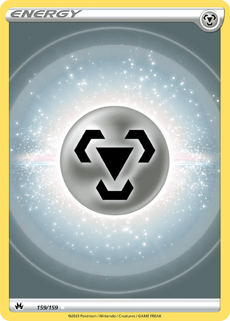 Metal Energy #159 from Crown Zenith - Rare Ultra