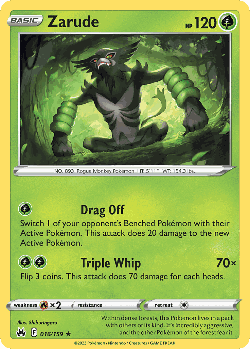Zarude Pokémon TCG card art