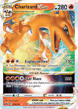 Charizard VSTAR Pokémon TCG card art