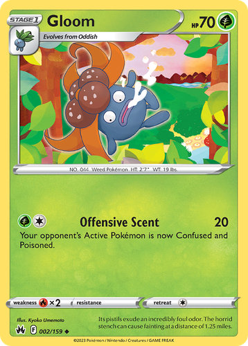 Gloom Pokémon TCG card art