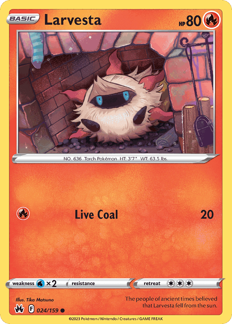 Larvesta #24 from Crown Zenith - Common - Illustrated by Tika Matsuno