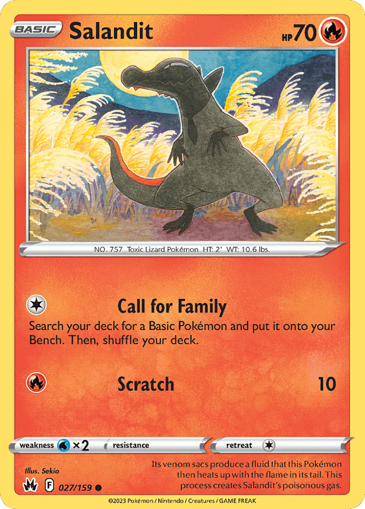 Salandit #27 from Crown Zenith - Common - Illustrated by Sekio