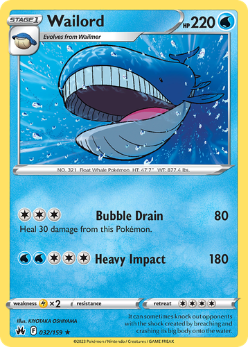 Wailord 32, Crown Zenith