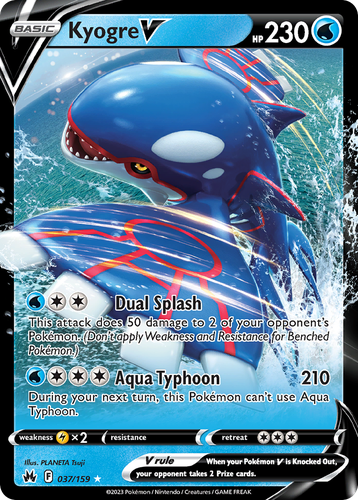 Kyogre V 37, Crown Zenith
