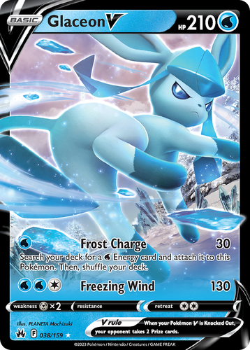 Glaceon V 38, Crown Zenith