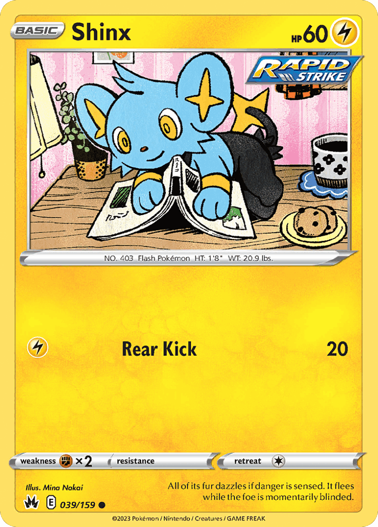 Shinx #39 from Crown Zenith - Common - Illustrated by Mina Nakai
