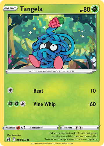 Tangela Pokémon TCG card art