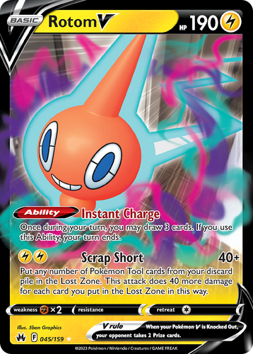 Rotom V 45, Crown Zenith