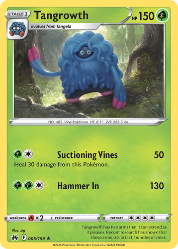 Tangrowth Pokémon TCG card art