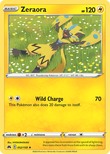 Zeraora 52, Crown Zenith