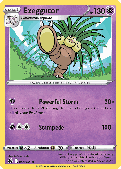 Exeggutor 58, Crown Zenith