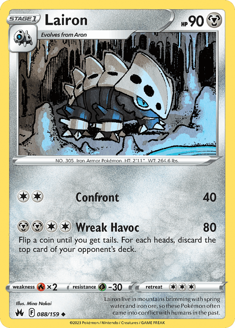 Lairon #88 from Crown Zenith - Uncommon - Illustrated by Mina Nakai