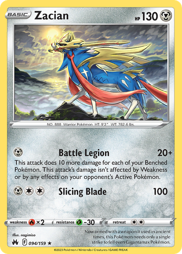 Zacian 94, Crown Zenith