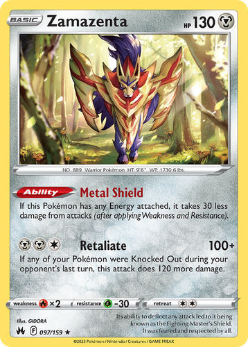 Zamazenta 97, Crown Zenith