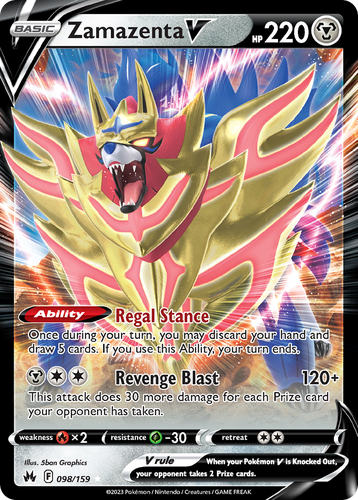 Zamazenta V 98, Crown Zenith