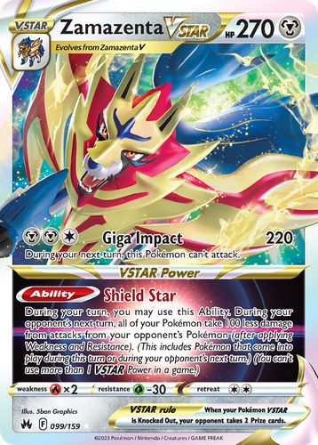 Zamazenta VSTAR 99, Crown Zenith