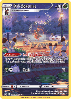 Kricketune Pokémon TCG card art