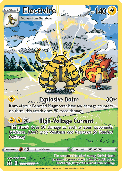 Electivire Pokémon TCG card art