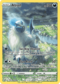 Absol Pokémon TCG card art