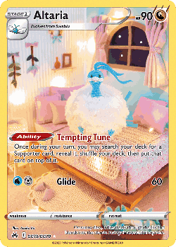 Altaria Pokémon TCG card art