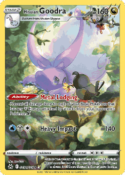 Hisuian Goodra Pokémon TCG card art